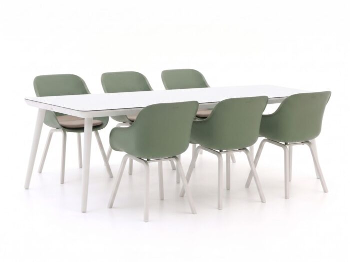Hartman tuinmeubelen Le Soleil Element/Sophie Studio 240cm dining tuinset 7-delig – Groen