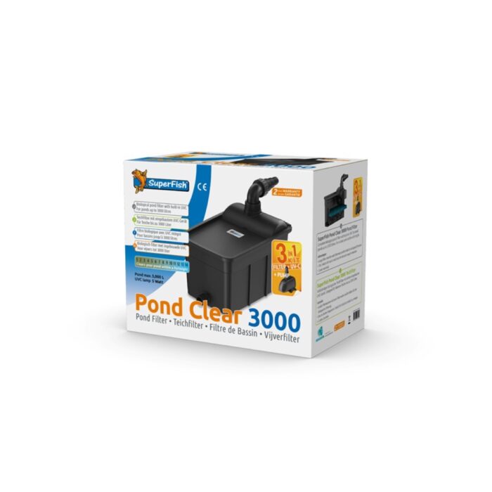 Superfish Pondclear Kit 3000 vijver SuperfishPondcl.kit 3000 -uvc 5w- pomp 1000l