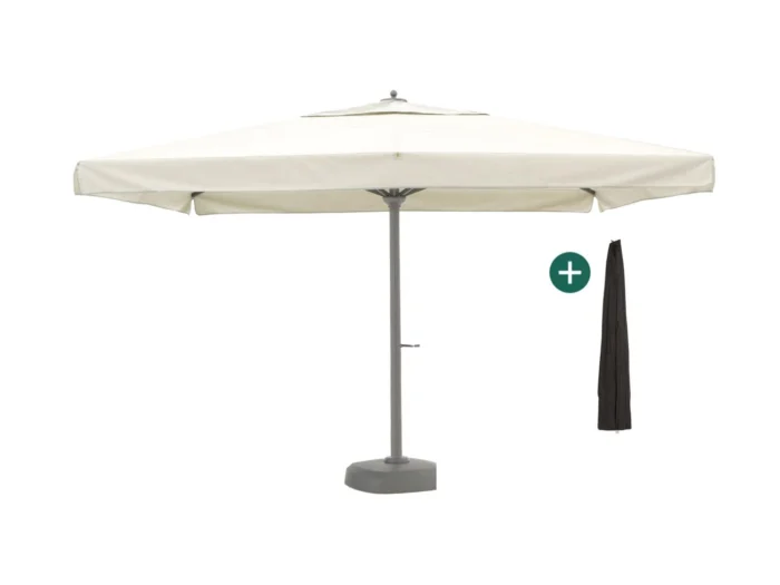 Shadowline Java parasol 400x400cm - Wit