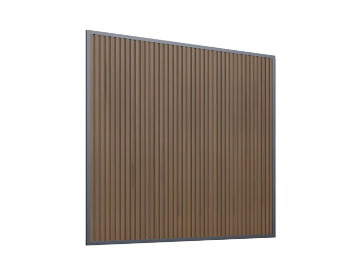 Kees Smit Collectie WPC Wand 265cm t.b.v. Cedrino Pergola 530x360x255cm - Grijs