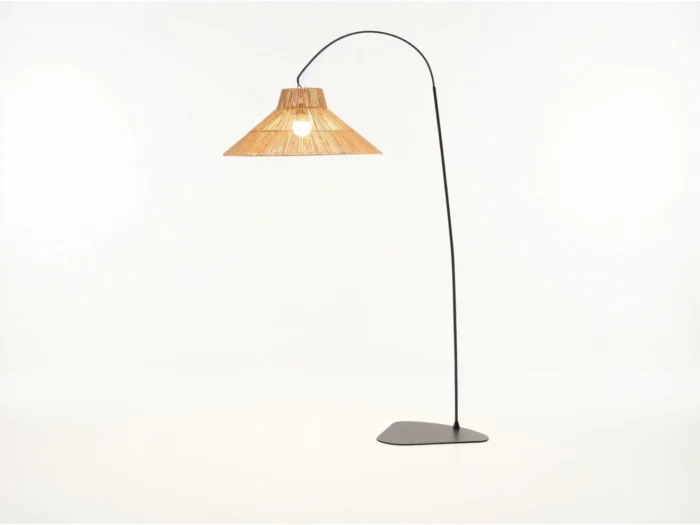 New Garden Niza staande buitenlamp led oplaadbaar dimbaar ø80cm (h: 230cm) - Taupe