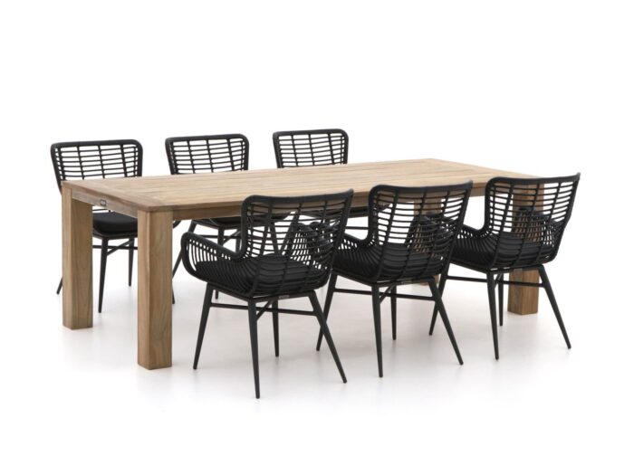 Intenso Furniture Intenso Asti/ROUGH-X 240cm dining tuinset 7-delig Laagste prijsgarantie! – Bruin