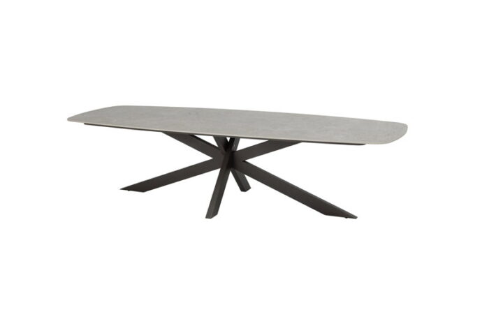 Taste Prado dining tafel terre keramiek barrel shape 300×110 cm