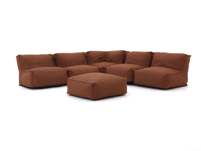 Manifesto Furniture Lonato hoek zitzak loungeset 6-delig – N.V.T.