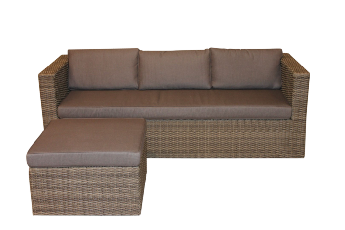 Eurofleur aanbieding Bari loungeset natural kobo grey – grijs
