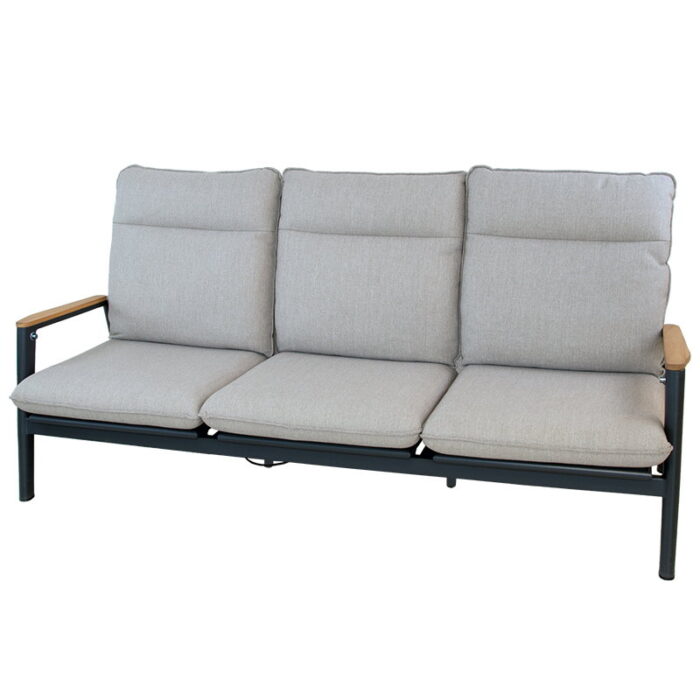 Oosterik home Merino lounge 3-zitsbank midnight grey sunny creme – beige;grijs