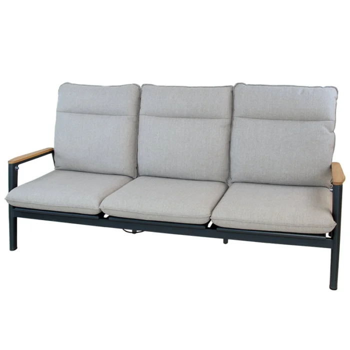 Oosterik home Merino lounge 3-zitsbank midnight grey sunny creme - beige;grijs
