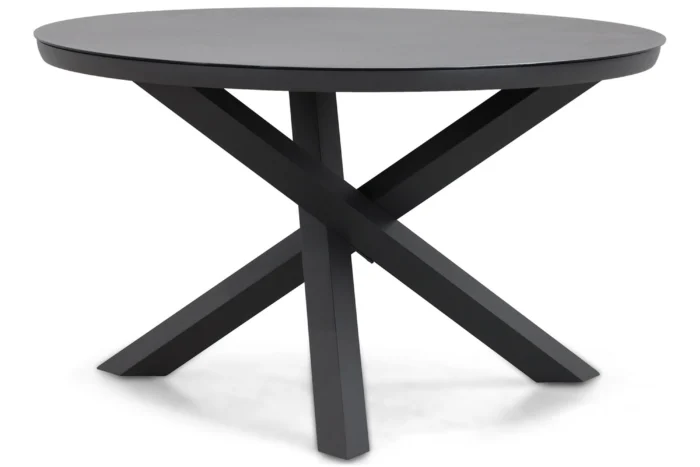 Lifestyle Garden Furniture Livorno dining tuintafel 125 cm - Grijs-antraciet
