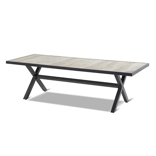 Sophie Canterbury tuintafel 247×96 cm grijs Hartman