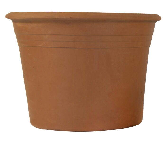 Mcollections Sparta epsilon pot d31 x h23.5 aardewerk bloempot – bruin