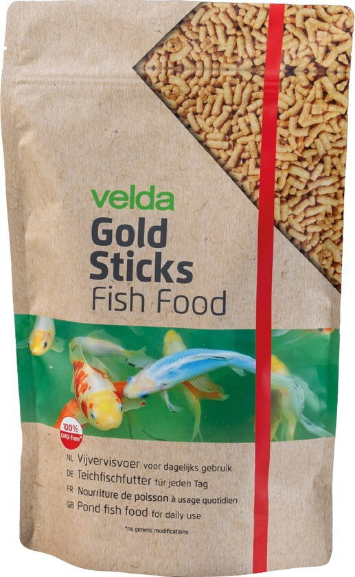 Velda Gold sticks fish food 1000 ml – Zie Foto