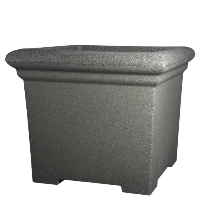 Prestige Vierkante 200L grijze plantenbak bloempot – grijs