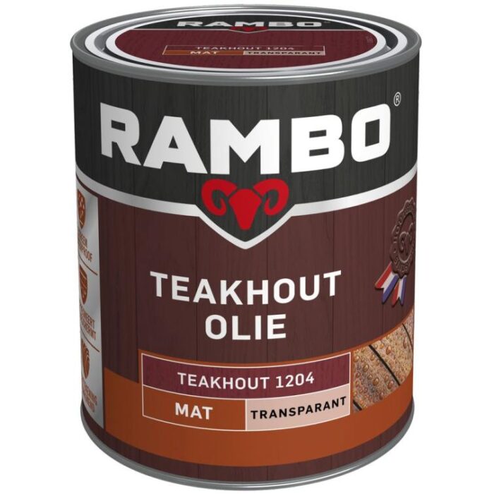 Rambo Teakolie mat transp. 1204 0,75l – hout