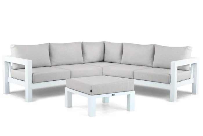 Lifestyle Garden Furniture Luca hoek loungeset 4-delig - Wit