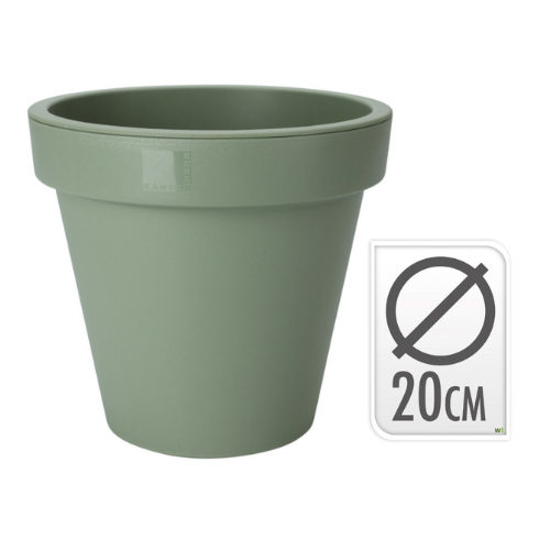 Nampook Bloempot EK Rond 20x20x18 cm Groen