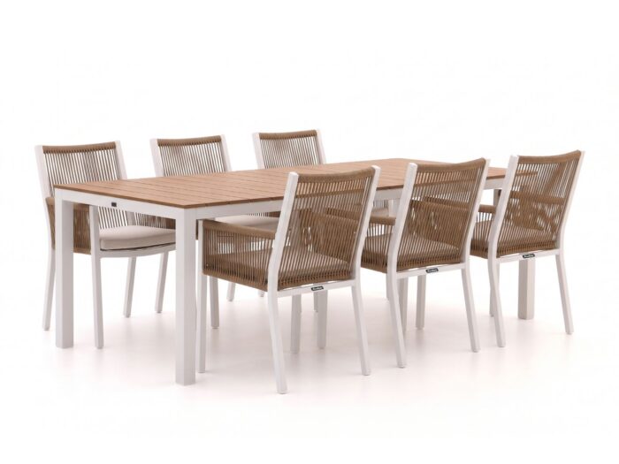 Manifesto Furniture Manifesto Rivola/Fidenza 220cm dining tuinset 7-delig Laagste prijsgarantie!