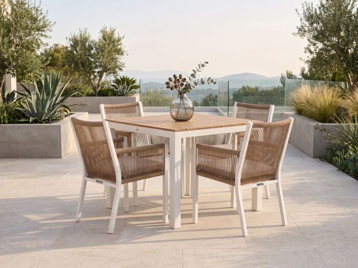 Manifesto Furniture Manifesto Rivola/Fidenza 90cm dining tuinset 5-delig Laagste prijsgarantie!