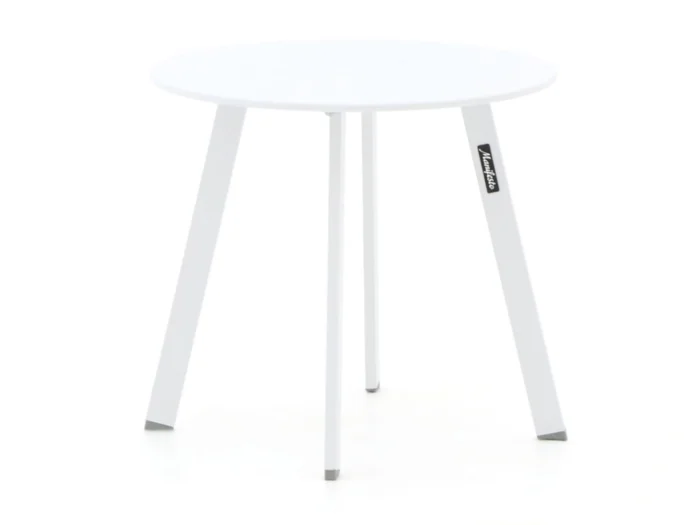 Manifesto Furniture Bovezzo bijzet tuintafel ø 50cm (h:45cm) - Wit