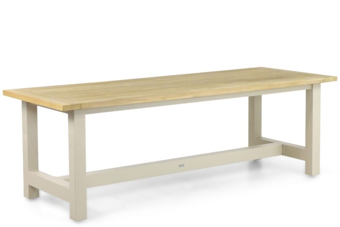 Lifestyle Garden Furniture San Francisco dining tuintafel 200 x 100 cm – Taupe-naturel-bruin