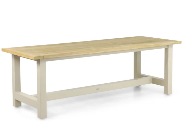 Lifestyle Garden Furniture San Francisco dining tuintafel 200 x 100 cm - Taupe-naturel-bruin