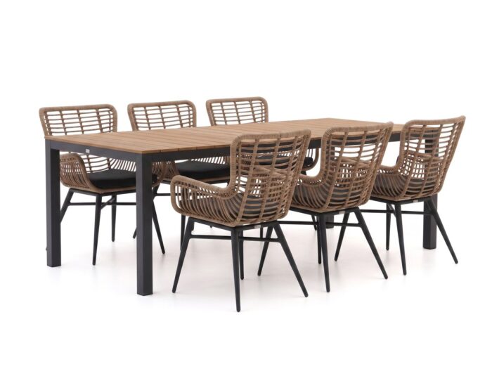 Intenso Furniture + 10% kassakorting | Intenso Asti/Fidenza 220cm dining tuinset 7-delig