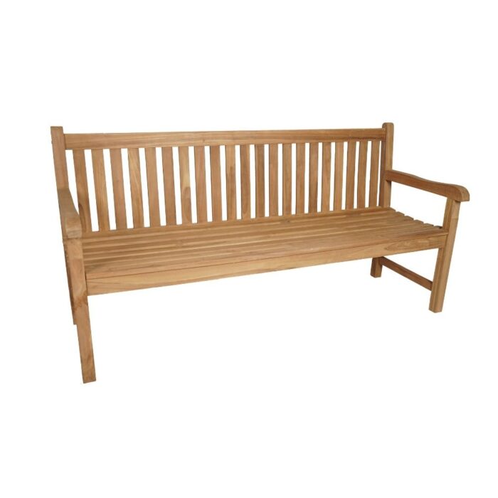 BUITEN living Genua 3-zits tuinbank | teakhout | 180cm – Natural Teak