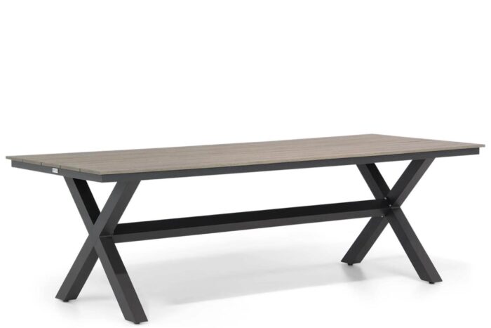 Lifestyle Garden Furniture Forest dining tuintafel 240 x 92 cm – Grijs-antraciet