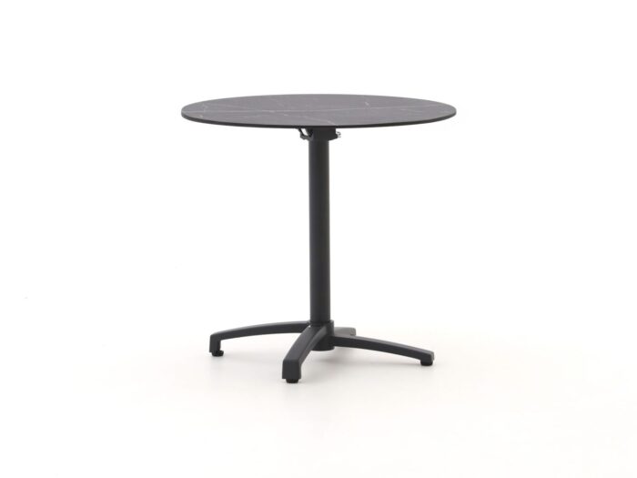 Bellagio tuinmeubelen Bellagio Canzo klaptafel ø80cm (h:73cm) Laagste prijsgarantie! – Grijs