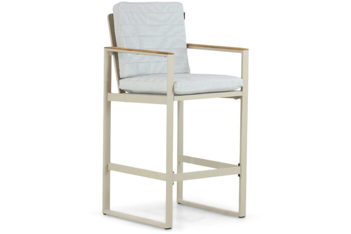 Lifestyle Garden Furniture Faro barstoel – Taupe-naturel-bruin