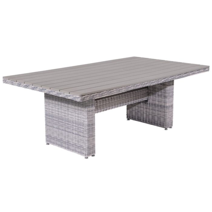 Garden impressions Tennessee L/D tafel 180×100 cloudy Grijs