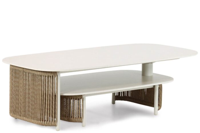 Coco Colorado lounge tafelset 2-delig – Taupe-naturel-bruin