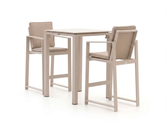 Bellagio tuinmeubelen Vazzola/Trecenta 75cm barset 3-delig – Bruin