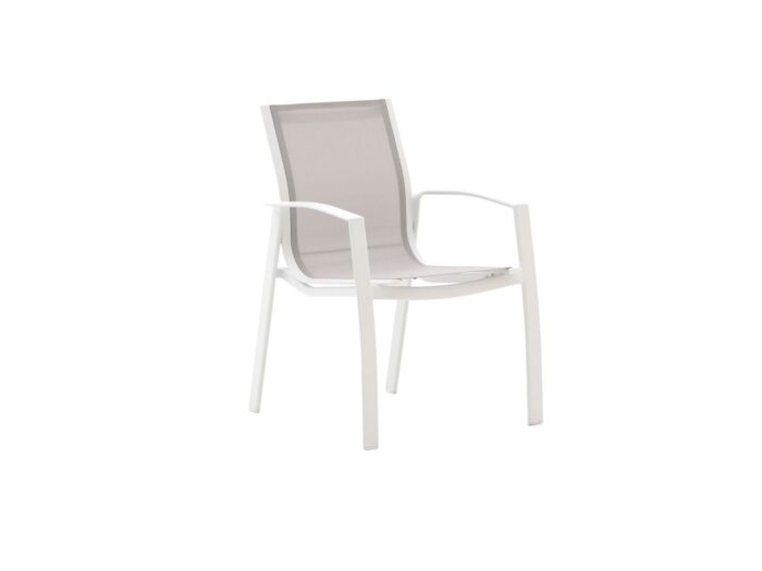 Forza Furniture Forza Altea dining tuinstoel stapelbaar Laagste prijsgarantie! – Wit