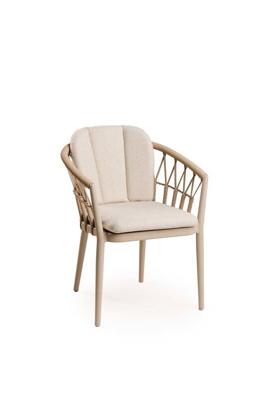 Tierra outdoor Santa Fe dining stoel champagne
