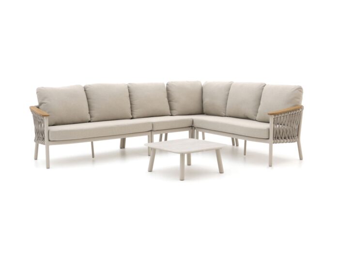 Bellagio tuinmeubelen Bellagio Birgi Novo hoek loungeset 5-delig Laagste prijsgarantie! – Taupe