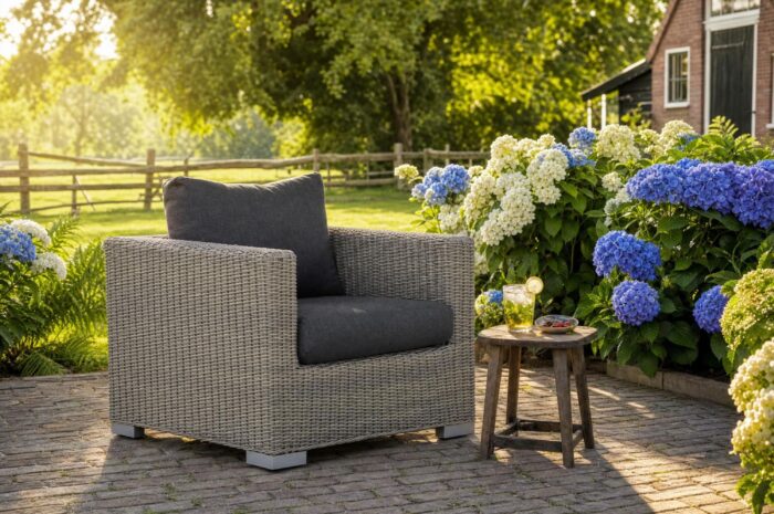 Garden Collections Cuba lounge tuinstoel – Transparant