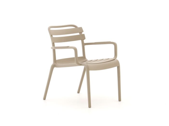 Forza Furniture Forza Vico lounge tuinstoel stapelbaar Laagste prijsgarantie! – Taupe