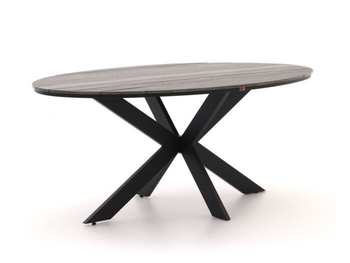 Bellagio tuinmeubelen Bellagio Fidenza dining tuintafel ovaal 180x103cm Laagste prijsgarantie! – Zwart