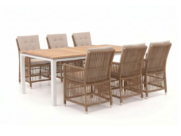 Manifesto Furniture Ortello/Linosa 240cm dining tuinset 7-delig