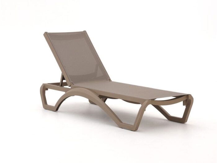 Forza Furniture Forza Russi ligbed stapelbaar/verstelbaar Laagste prijsgarantie! – Taupe