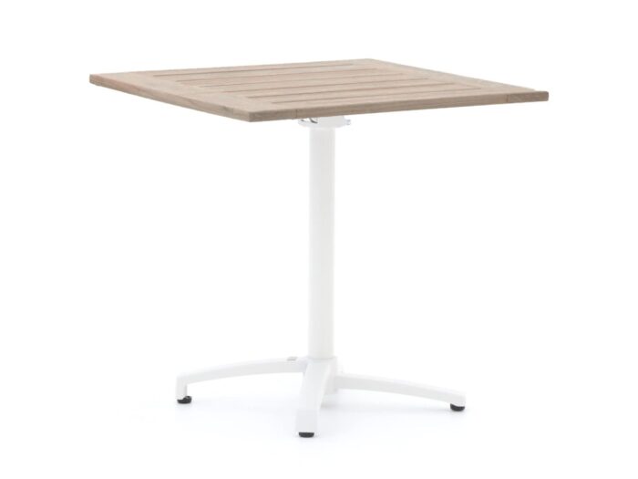 Bellagio tuinmeubelen Bellagio Canzo klaptafel 80x80x75cm Laagste prijsgarantie! – Wit