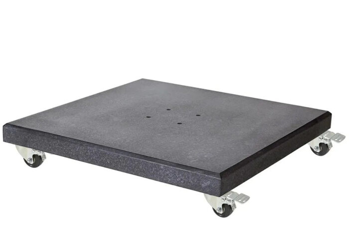 Platinum Sun & Shade | Modena Parasolvoet XL Graniet met Wielen | 90 kg