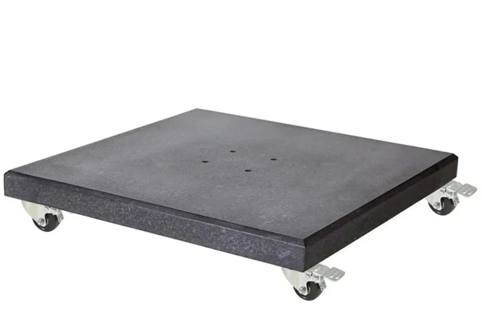 Platinum Sun & Shade | Modena Parasolvoet XL Graniet met Wielen | 90 kg