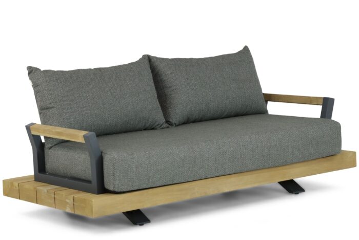 Santika Furniture Supreme lounge tuinbank 2-zits – Taupe-naturel-bruin