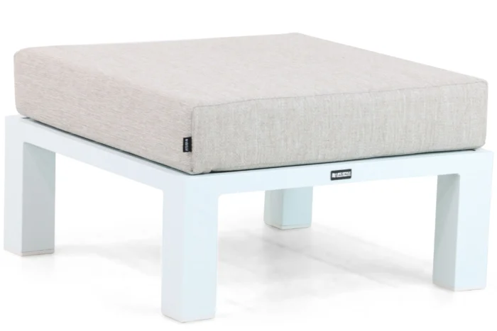 Lifestyle Garden Furniture Luca lounge voetenbank - Wit