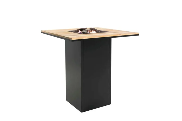 Cosi | Bartafel Cosiloft 100 | Black Frame | Teak Top