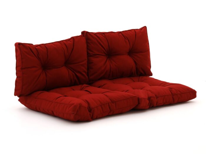 Madison Florance loungekussenset zit ca. 73x73cm rug ca. 73x43cm 4-delig Laagste prijsgarantie! – Rood