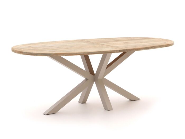 ROUGH Furniture ROUGH-Y Ellips high dining tuintafel 240x120cm Laagste prijsgarantie! – Bruin
