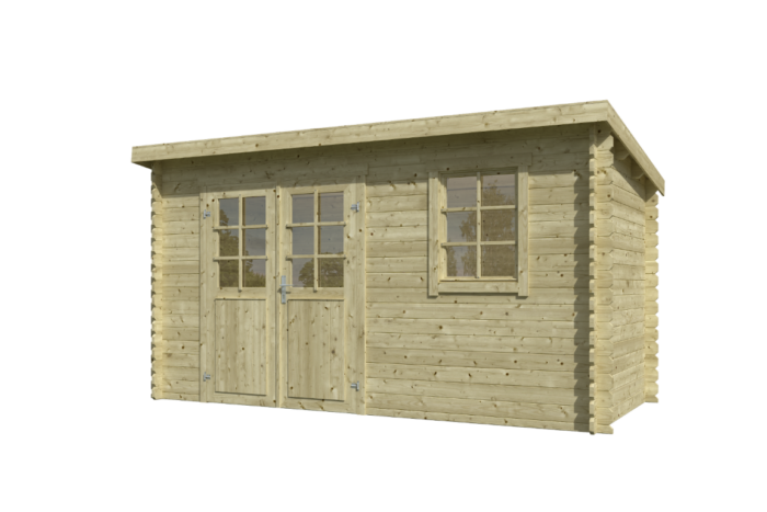 Outdoor life Blokhut Amira 380×175 Olijfgroen Geimpregneerd – hout