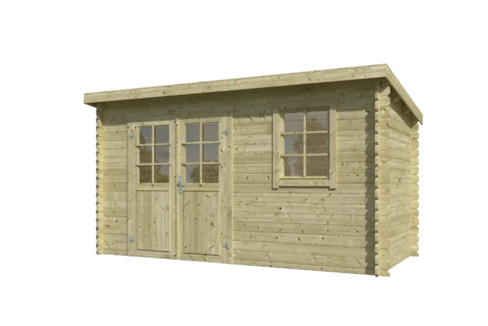 Outdoor life Blokhut Amira 380x175 Olijfgroen Geimpregneerd - hout